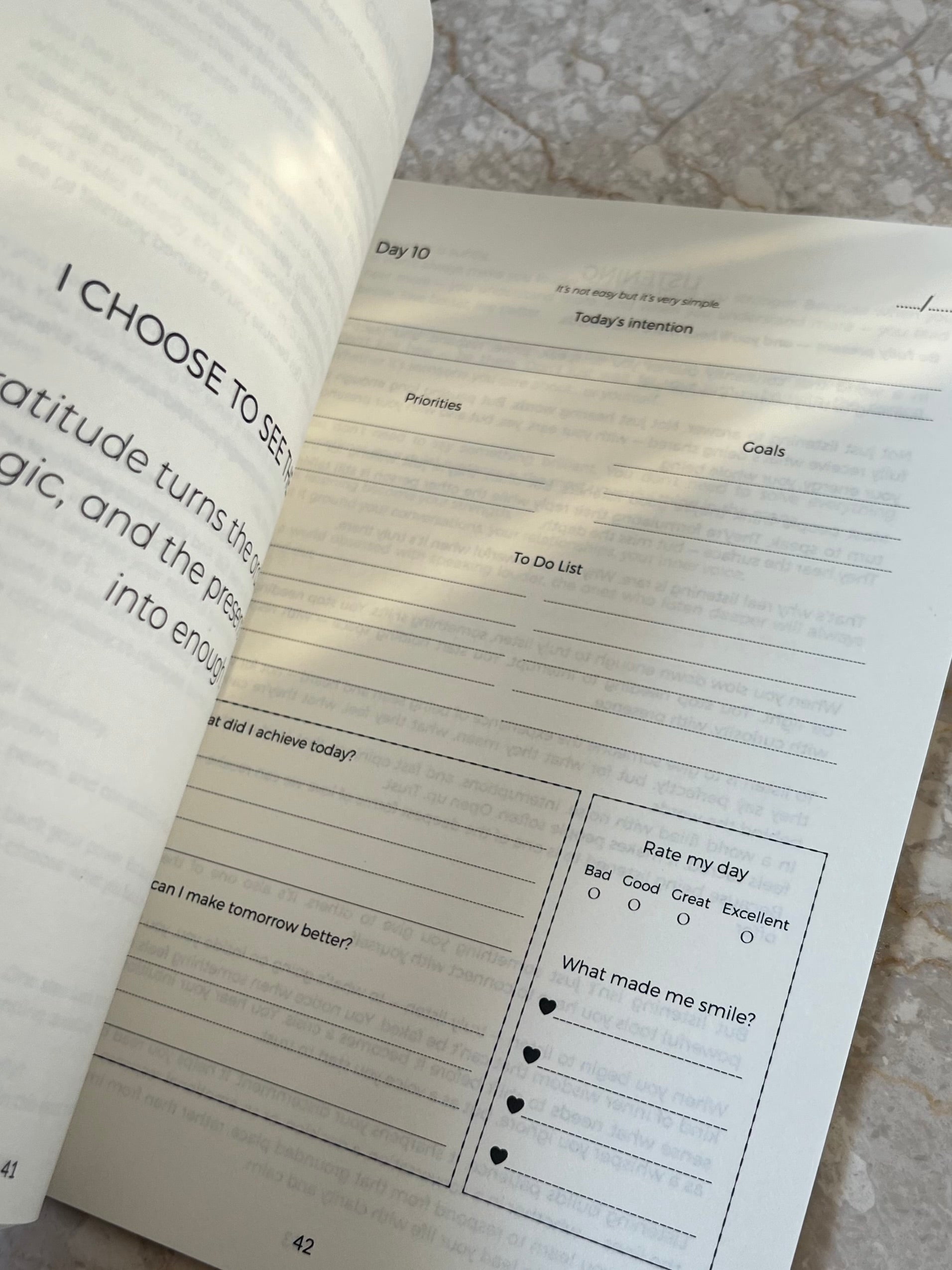 21 days journal to become your best self